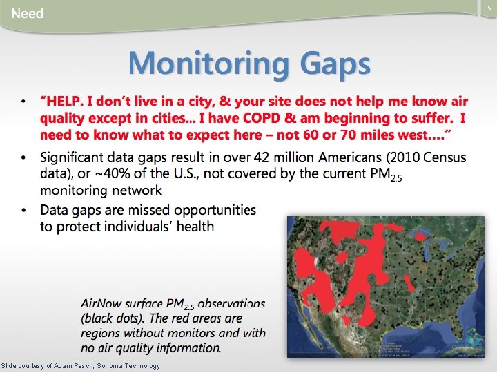 Slide courtesy of Adam Pasch, Sonoma Technology 5 