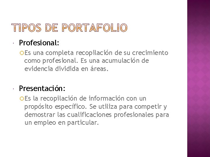 Profesional: Es una completa recopilación de su crecimiento como profesional. Es una acumulación Profesional: Es una completa recopilación de su crecimiento como profesional. Es una acumulación