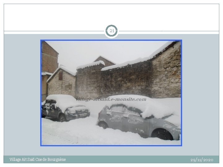 21 Village Ait Said Cne de Bouzgnène 29/11/2020 