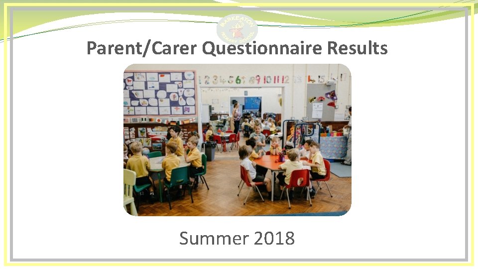 Parent/Carer Questionnaire Results Summer 2018 