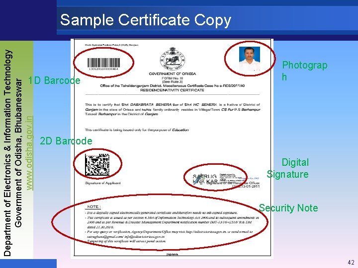 Department of Electronics & Information Technology Government of Odisha, Bhubaneswar www. odisha. gov. in