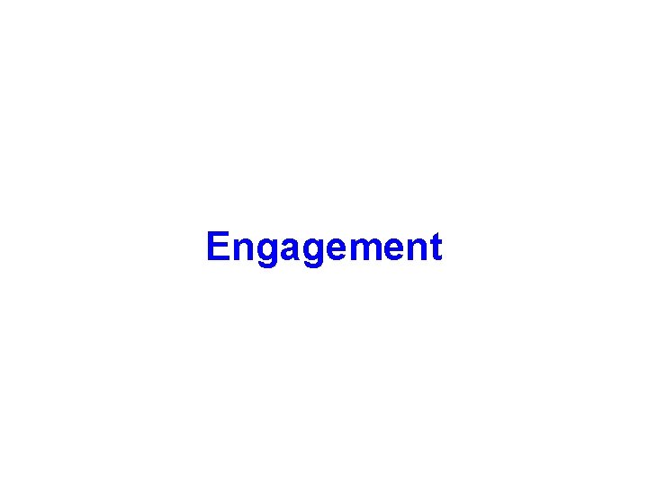 Engagement 