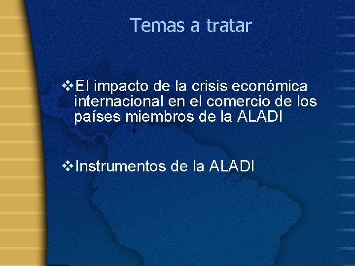 El impacto de la crisis econmica internacional y
