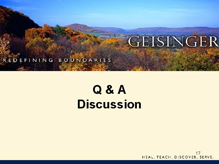Q&A Discussion 17 