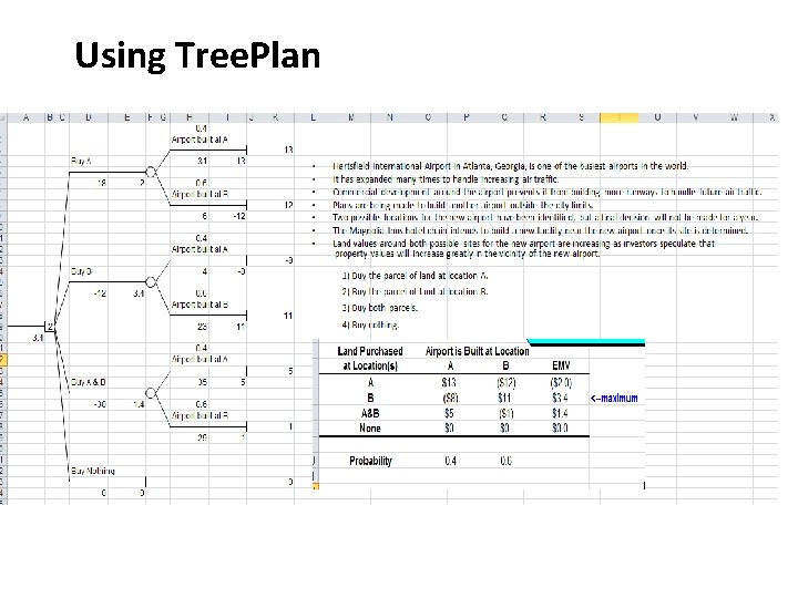 Using Tree. Plan 