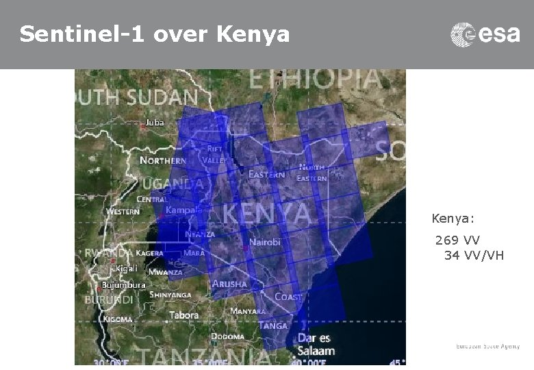 Sentinel-1 over Kenya: 269 VV 34 VV/VH 