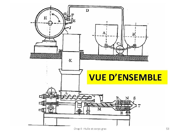 VUE D’ENSEMBLE Chap 4 -Huile et corps gras 53 