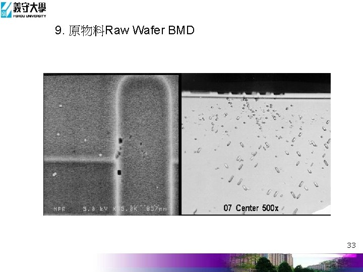 9. 原物料Raw Wafer BMD 33 