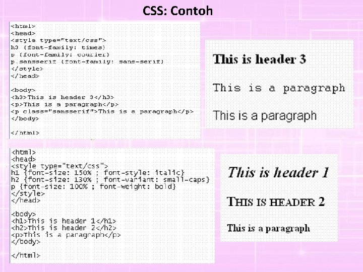 CSS: Contoh 