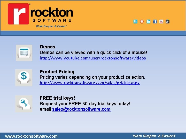 Demos can be viewed with a quick click of a mouse! http: //www. youtube. Demos can be viewed with a quick click of a mouse! http: //www. youtube.