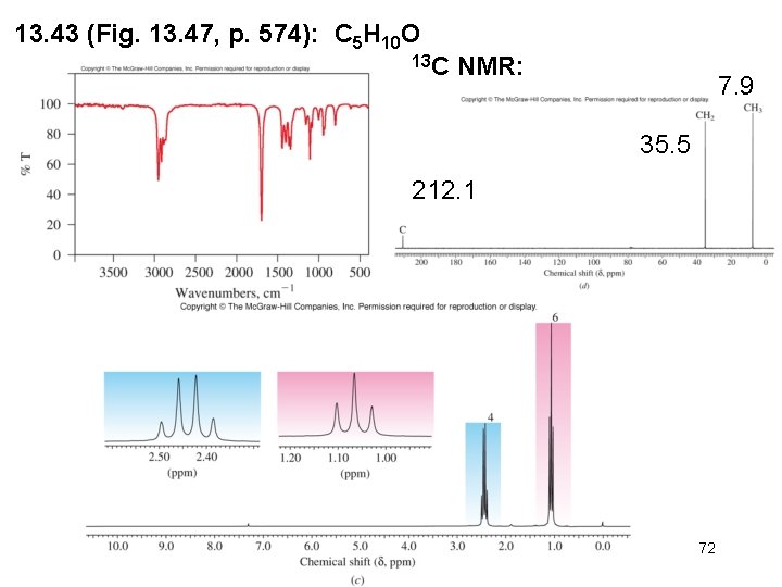 13. 43 (Fig. 13. 47, p. 574): C 5 H 10 O 13 C