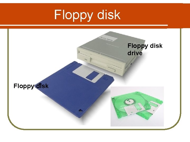 Floppy disk drive Floppy disk 