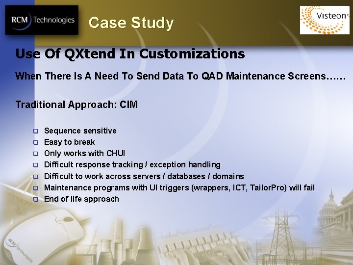 Case Study Use Of QXtend In Customizations When There Is A Need To Send