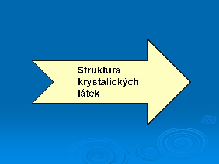 Struktura krystalických látek 