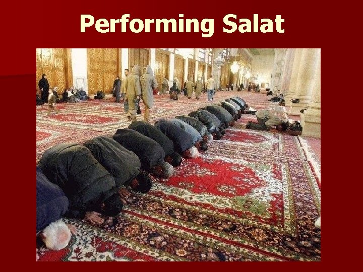 Performing Salat 