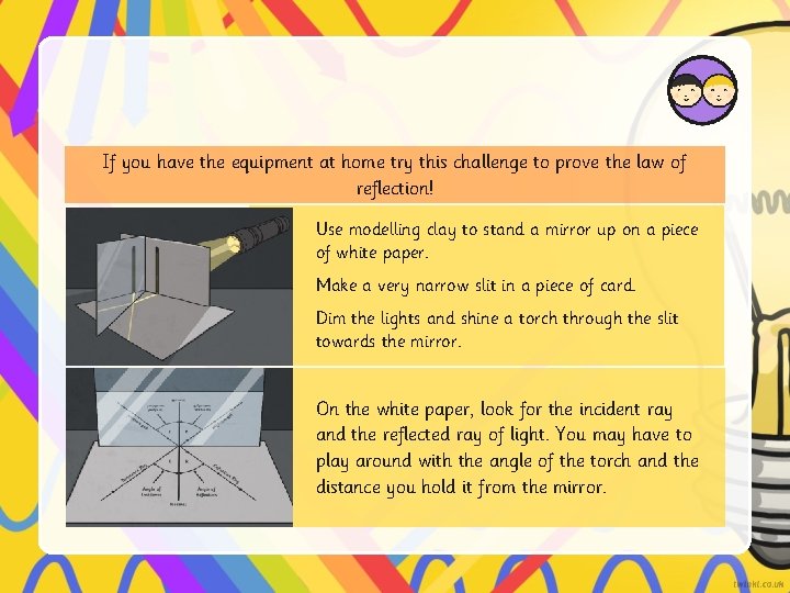 If you have the equipment at home try this challenge to prove the law