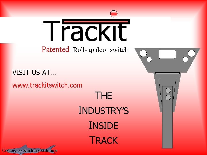 Trackit Patented Roll-up door switch VISIT US AT… www. trackitswitch. com THE INDUSTRY’S INSIDE