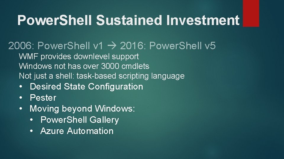 Power. Shell Sustained Investment 2006: Power. Shell v 1 2016: Power. Shell v 5