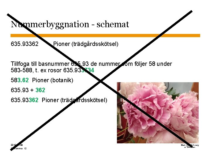 Nummerbyggnation - schemat 635. 93362 Pioner (trädgårdsskötsel) Tillfoga till basnummer 635. 93 de nummer