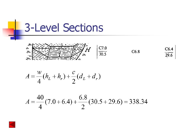 3 -Level Sections 