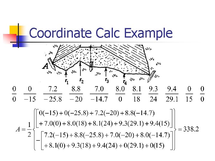 Coordinate Calc Example 