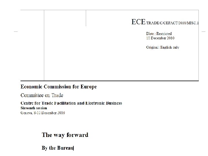 UN Economic Commission for Europe 