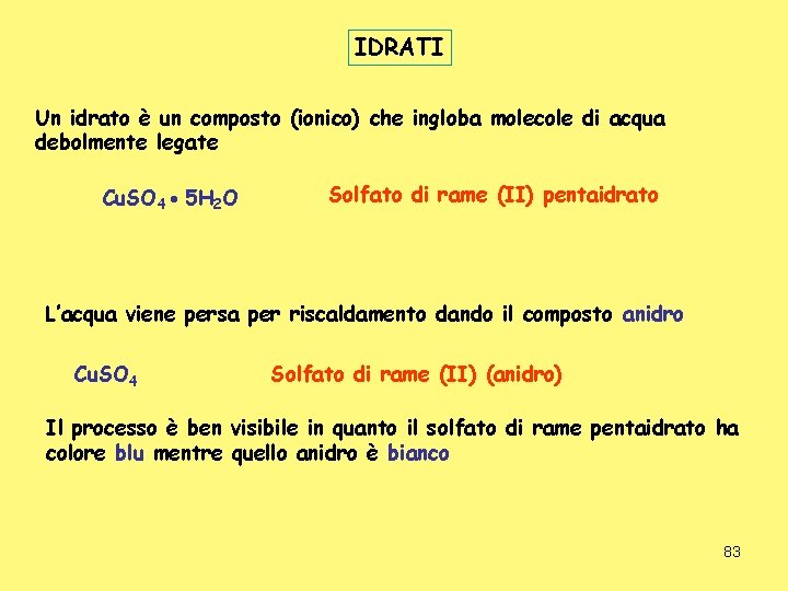 Rispetto All Acqua Pura Una Soluzione Di Nacl