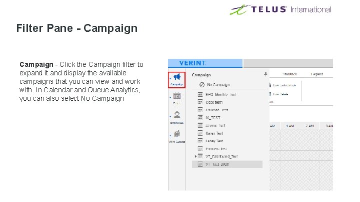 Filter Pane - Campaign - Click the Campaign filter to expand it and display Filter Pane - Campaign - Click the Campaign filter to expand it and display
