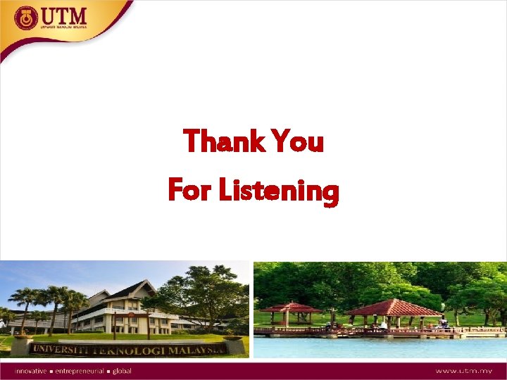 Thank You For Listening 