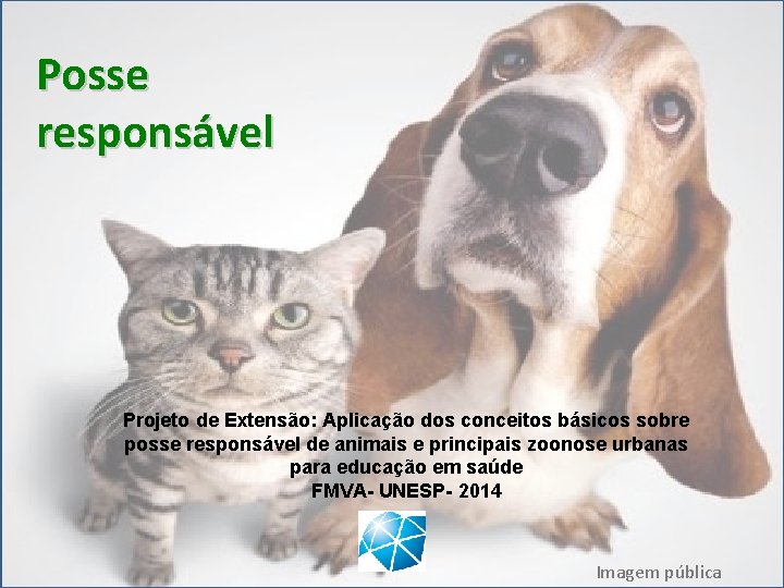 Posse responsável Projeto de Extensão: Aplicação dos conceitos básicos sobre posse responsável de animais