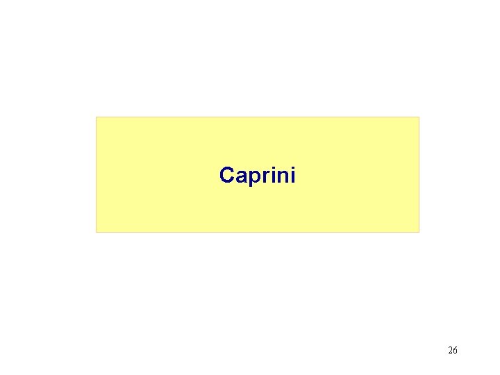 Caprini 26 