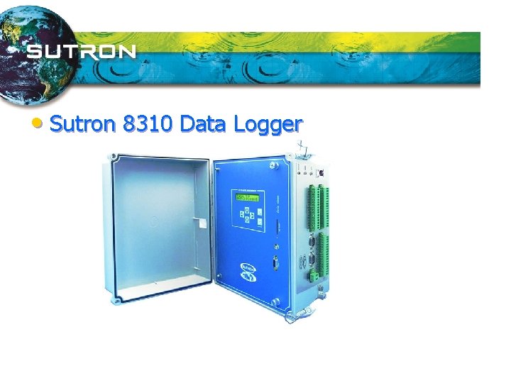 Sutron 8310 Data Logger • Sutron 8310 Data Logger 
