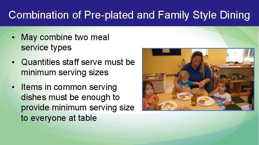 Child and Adult Care Food Program CACFP Meal