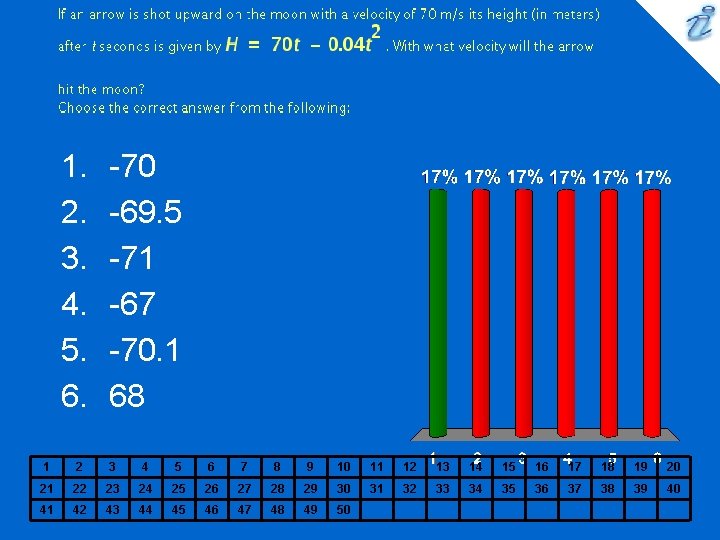 1. 2. 3. 4. 5. 6. -70 -69. 5 -71 -67 -70. 1 68