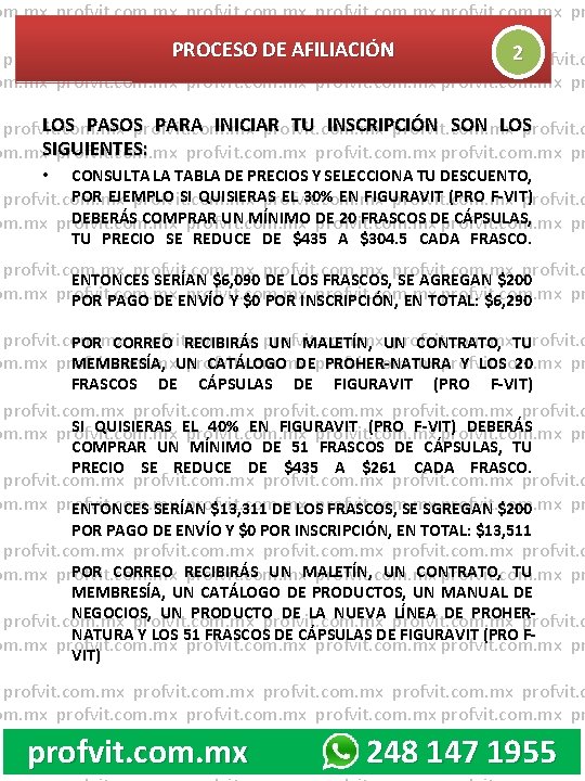 om. mx profvit. com. mx pr PROCESO DE AFILIACIÓNprofvit. com. mx 2 profvit. com.