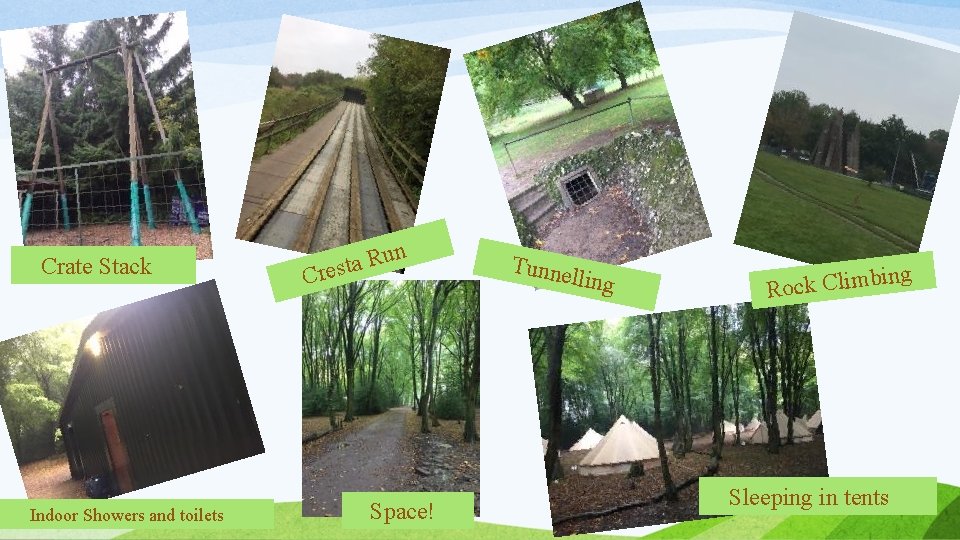 Crate Stack Indoor Showers and toilets un R a t s e Cr Space!