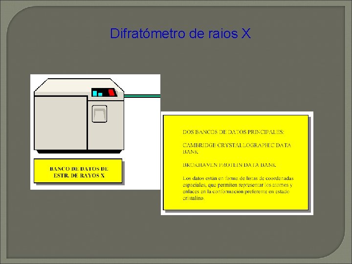 Difratómetro de raios X Difratómetro de raios X