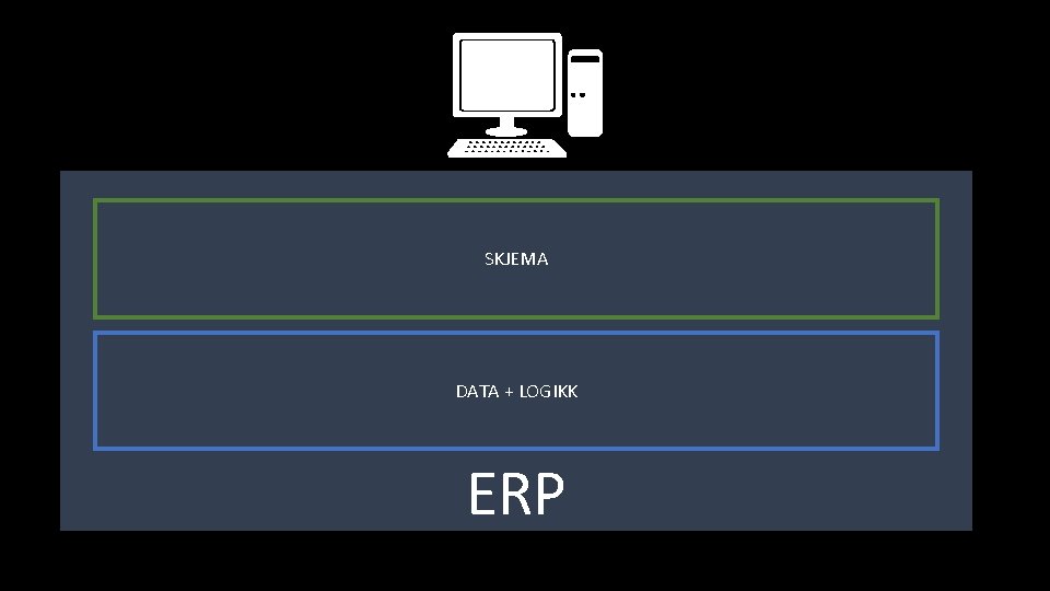 SKJEMA DATA + LOGIKK ERP 