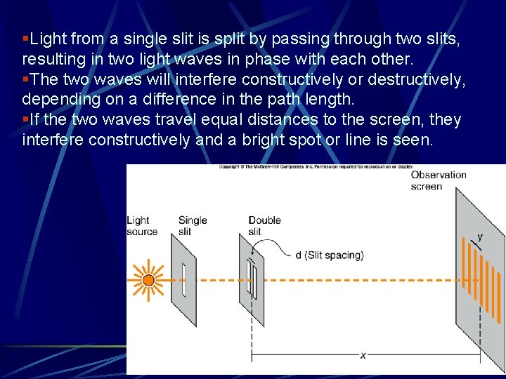 Chapter 16 Light Waves and Color Properties of