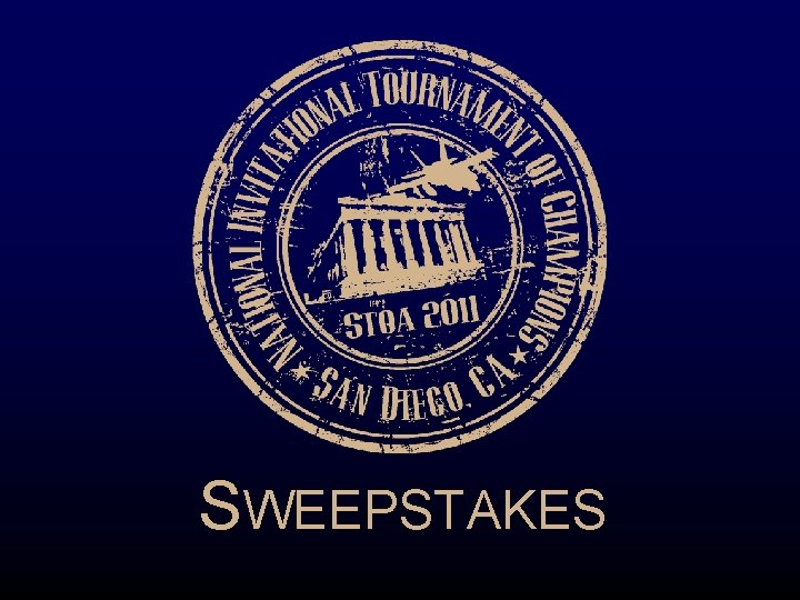 SWEEPSTAKES 