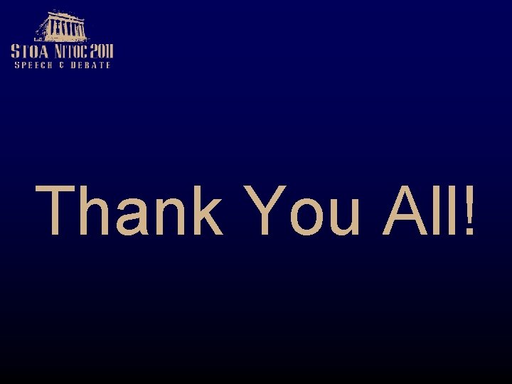 Thank You All! 