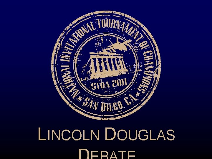 LINCOLN DOUGLAS 