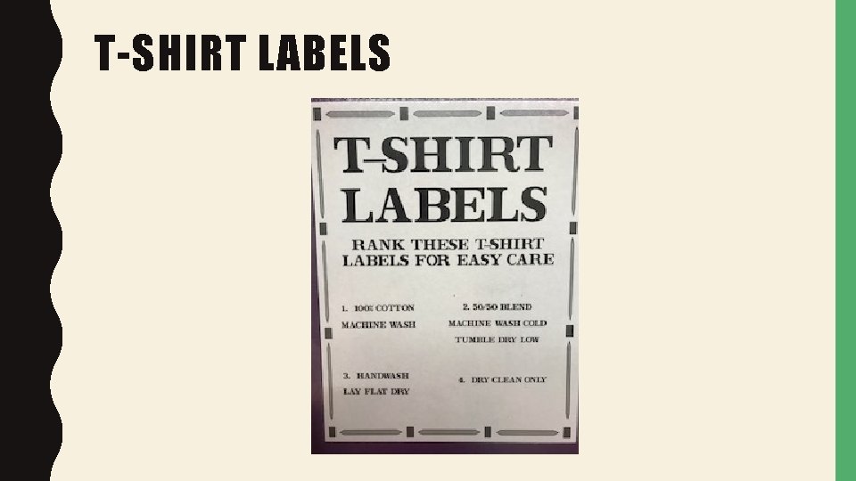 T-SHIRT LABELS 