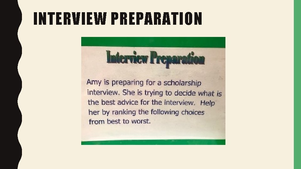 INTERVIEW PREPARATION 