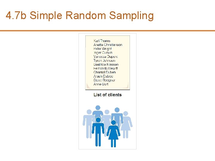 4. 7 b Simple Random Sampling 