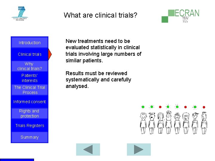 What are clinical trials? Introduction Clinical trials Why clinical trials? Patients‘ interests The Clinical