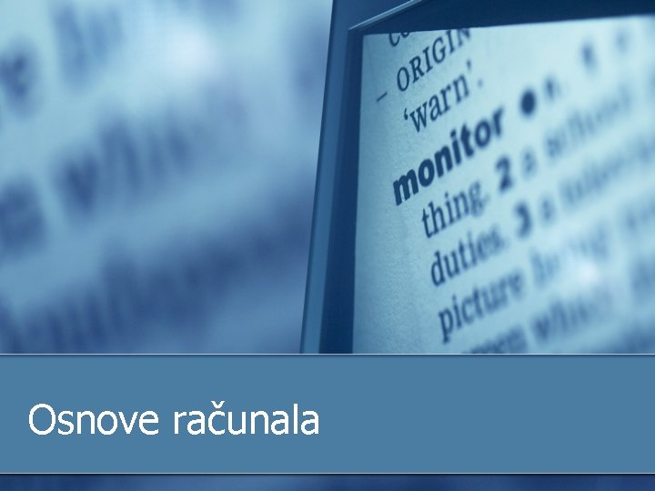 Osnove računala 