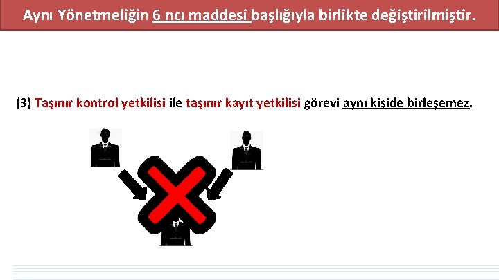 Aynı Yönetmeliğin 6 ncı maddesi başlığıyla birlikte değiştirilmiştir. (3) Taşınır kontrol yetkilisi ile taşınır Aynı Yönetmeliğin 6 ncı maddesi başlığıyla birlikte değiştirilmiştir. (3) Taşınır kontrol yetkilisi ile taşınır