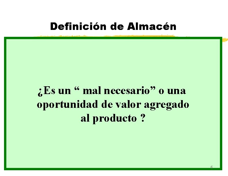 Definición de Almacén z Según el diccionario de la lengua española: Local donde se