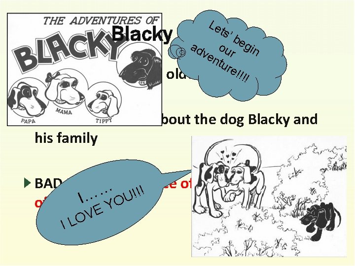 Le ts’ Blacky Picture be g a o in u en r tur e!!